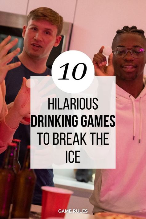 ice breaker drinking games Drinking Games To Play With Friends, Games To Play When Drinking, Games With Alcohol, Funny Drinking Games Parties, Drinking Games For 4 People, Fun Party Drinking Games, Drinking Birthday Games, Kings Cup Rules Drinking Game, House Party Drinking Games