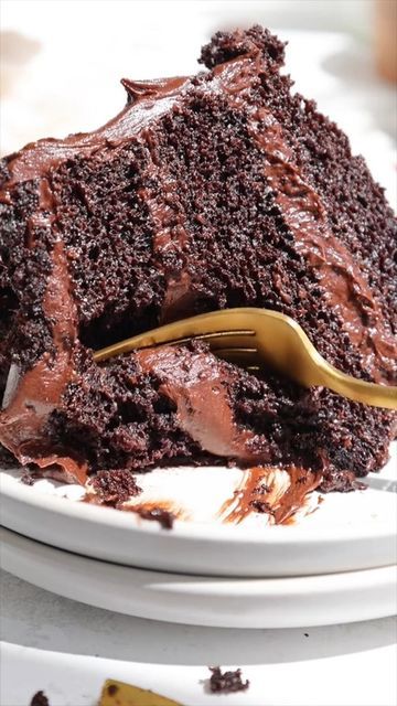 Chocolate Brick Cake, Chocolate Cake Dense, Cake Flour Chocolate Cake, Chocolate Mousse Birthday Cake, Moistest Chocolate Cake Ever, Moist Fudgy Chocolate Cake, Sour Cream Chocolate Cake Recipe, Black Magic Cake Recipe, Famous Cake Recipes