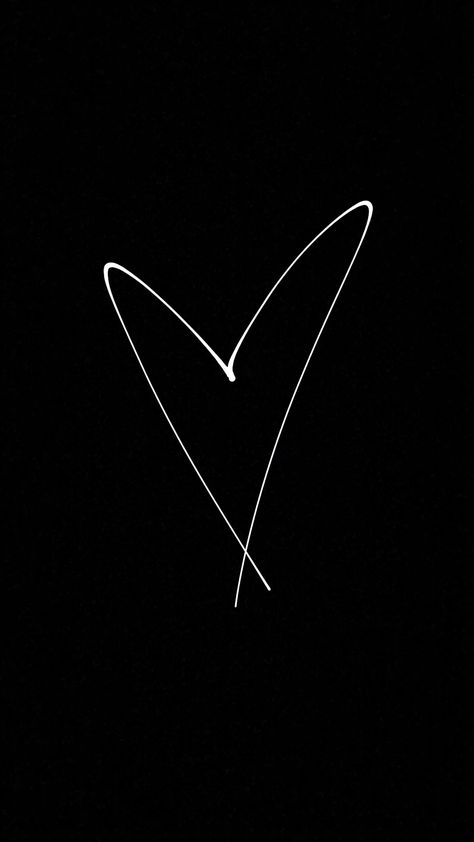 Heart Dp For Instagram, Heart Dp, Heart Snap, Black Line Emoji Art Wallpaper, Black Heart Wallpaper, Emoji Stickers Iphone, Instagram Heart, Instagram Black Theme, Instagram Dp