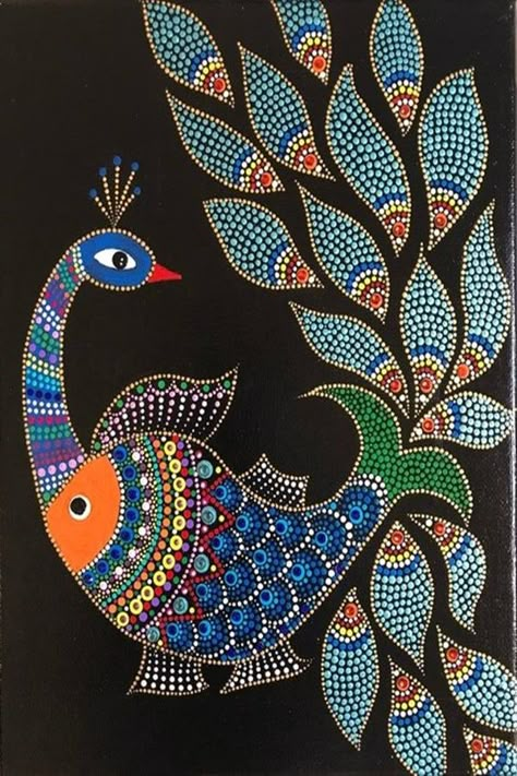 40 Brilliant Traditional Indian Art Paintings Fabric Canvas Art, Gond Art, Gond Painting, Frida Art, Madhubani Paintings, Kalamkari Painting, Mandala Art Lesson, Madhubani Art, Madhubani Painting