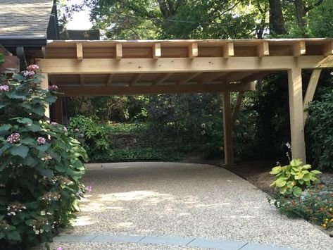 Carport Modern, Pergola Diy, Pergola Carport, Covered Walkway, Carport Garage, Patio Pergola, Carport Designs, Live Oak Trees, Pergola Design