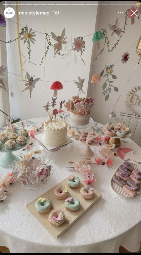 Fairy Theme Birthday Party, Ideas For 1st Birthday, Fairytale Birthday, Fairy Garden Birthday, Fairy Baby Showers, Fairy Garden Birthday Party, Garden Birthday Party, Fairytale Party, Fairy Tea Parties