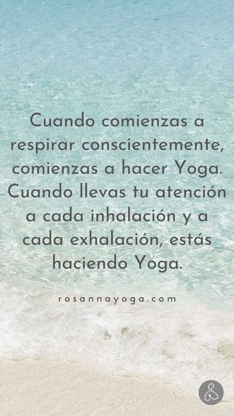 La importancia de respirar conscientemente y algunas técnicas para incorporarlo a tu día a día. #meditacion #yoga #pranayama #respira #frases Yoga Phrases, Yoga Pranayama, Yoga Frases, Frases Yoga, Yoga Mantras, Namaste Yoga, Yin Yoga, Yoga Asanas, Pranayama