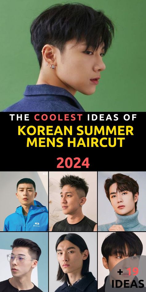 Upgrade your summer look with our selection of Top 19 Korean Men’s Summer Hairstyles 2024. Choose from a variety of styles, including the modern korean haircut men medium straight and the timeless korean haircut men long. For those who like to make a statement, the edgy korean haircut men undercut or the distinctive Long mullet are perfect choices. Korean Haircut Men Medium, Hairstyles Ulzzang, Korean Haircut Long, Korean Pixie, Pop Hairstyles, Korean Haircut Men, Block Haircut, Korean Bob, Asian Boy Haircuts