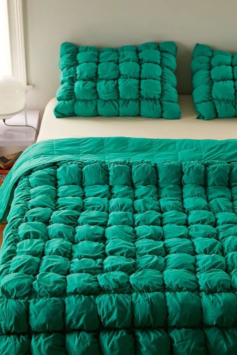 Comforters, Quilts, & Blankets | Urban Outfitters | Urban Outfitters Canada Puff Comforter, Home 3d, Uo Home, Dorm Room Inspiration, Home On The Range, Quilt Comforter, House Room, Room Aesthetic, Bedding Collections