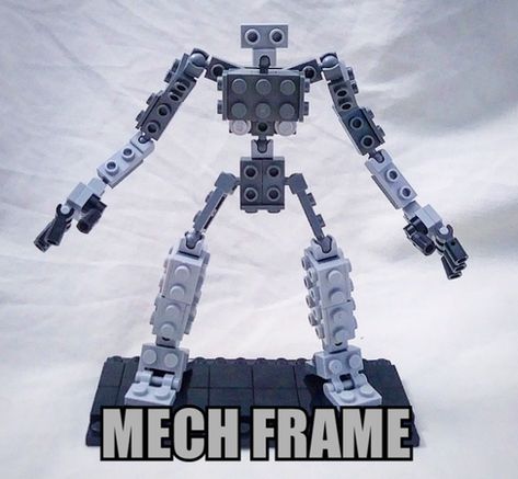 LEGO IDEAS - - LEGO Mech Builder Lego Builds Ideas Easy, Lego Robots Easy, Lego Mechs Instructions, Lego Mech Frame Simple, Lego Robots Instructions, Lego Mech Suit Instructions, Lego Mecha Suit, Lego Robot Frame, Lego Moc Mech