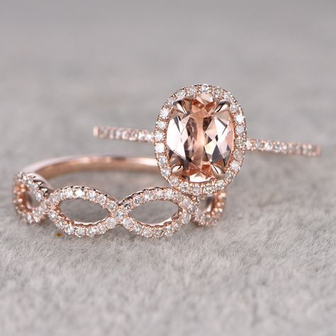 Oval Morganite Engagement Ring, Cheap Ring, Morganite Engagement Ring Oval, Stone Wedding, Engagement Wedding Ring Sets, Morganite Engagement, Morganite Engagement Ring, Valentine Birthday, Morganite Ring