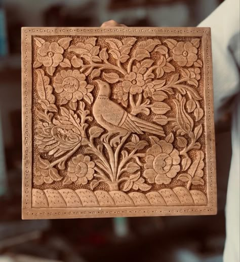 Ornate Wood Carving, Medieval Wood Carving, Homemade Headboard, Arabic Pattern Design, Homemade Headboards, Oregon Country Fair, Wood Relief, Door Handle Design, Relief Carving