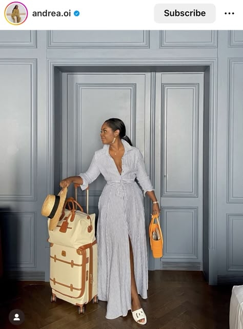 Classy Travel Outfit, Andrea Iyamah, Chic Dress Classy, Stylish Work Attire, Effortlessly Chic Outfits, Outfit Chic, Classy Dress Outfits, Classy Casual Outfits, Travel Outfits