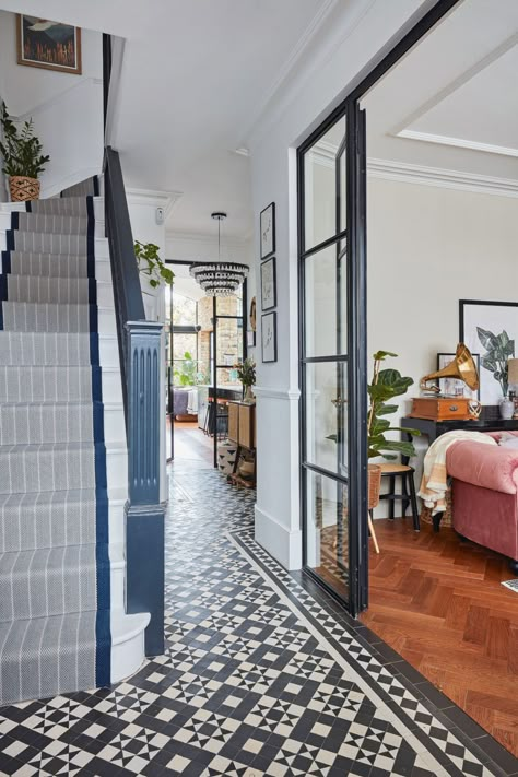 Edwardian House Renovation, House Manifestation, Edwardian Hallway, Victorian House Renovation, Old Houses Renovation, Victorian House Interiors, Victorian Renovation, Victoria House, Victorian Terrace House