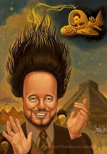 DEMON ALIEN FREEMASON ... GIORGIO TSOUKALOS (SWISS-GREEK TRASH ... Ancient Astronaut, I Want To Believe, Aliens And Ufos, Ancient Mysteries, Ancient Aliens, X Files, Out Of This World, Caricatures, Aliens