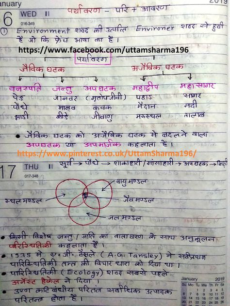 Environment notes  for TET CTET Ctet Cdp Notes, Iit Jee Short Notes, Ctet Notes In Hindi, Class 10 Science Notes In Hindi, Upsc Notes In Hindi Pdf, Ias Study Material, Gk Question In Hindi, Gk In Hindi, Hindi Language Learning