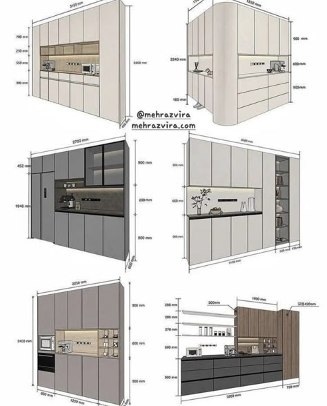 Kitchen Ideas Dimension, Kitchen Cabinet Sketch Drawing, Unusual Kitchen Layout, Kitchen And Dining Room Ideas Layout, Dining Area Storage, Kitchen Cabinet Dimensions, Modern Cabinetry, Interior Design Portfolio Layout, Desain Pantry