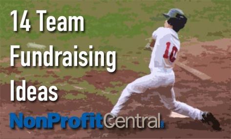 14 fun and easy team fundraising ideas. Great for a soccer team, a baseball team or lacrosse. #volunteer Team Fundraising Ideas, Softball Teams, Easy Fundraising, Planning Future, Baseball Fundraiser, Fitness Snacks, Football Fundraiser, Fundraising Letter, Charity Work Ideas