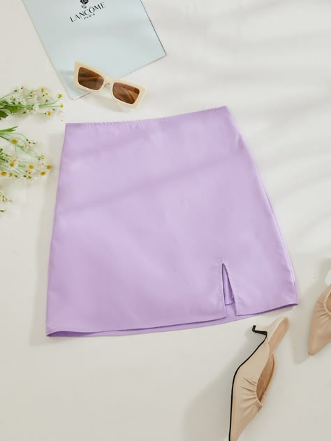 Purple Skirt Outfit, Lavender Skirt, Olivia Rodrigo Concert, Looks Pinterest, Taylor Swift Tour Outfits, Zipper Skirt, Purple Outfits, Purple Skirt, Bid Day