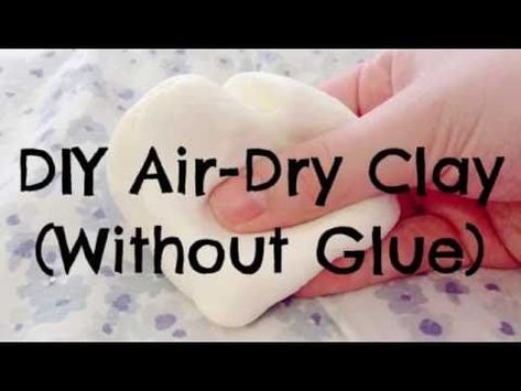 Air Dry Clay Recipes, Air Dry Clay Recipe, Homemade Clay Recipe, Diy Porcelain, Cold Porcelain Tutorial, Homemade Polymer Clay, Polymer Clay Recipe, Clay Recipe, Clay Recipes