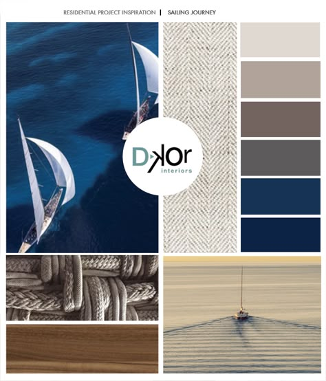 Marine Interior Design, Marine Moodboard, Nautical Bedroom Colors, Boat Decorating Ideas Interiors, Nautical Color Palette, Nautical Interior Design, Nautical Elements, Nautical Interior, Aesthetic Interior Design