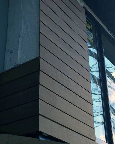 Top 60 Best Exterior House Siding Ideas - Wall Cladding Designs Exterior Panels, Elevation Side Wall Design, Exterior Paneling Ideas, Exterior House Material Options, Modern Metal Siding, External Wall Cladding House Exteriors, Shiplap Exterior Siding, Wall Cladding Designs Exterior, Shiplap Siding Exterior