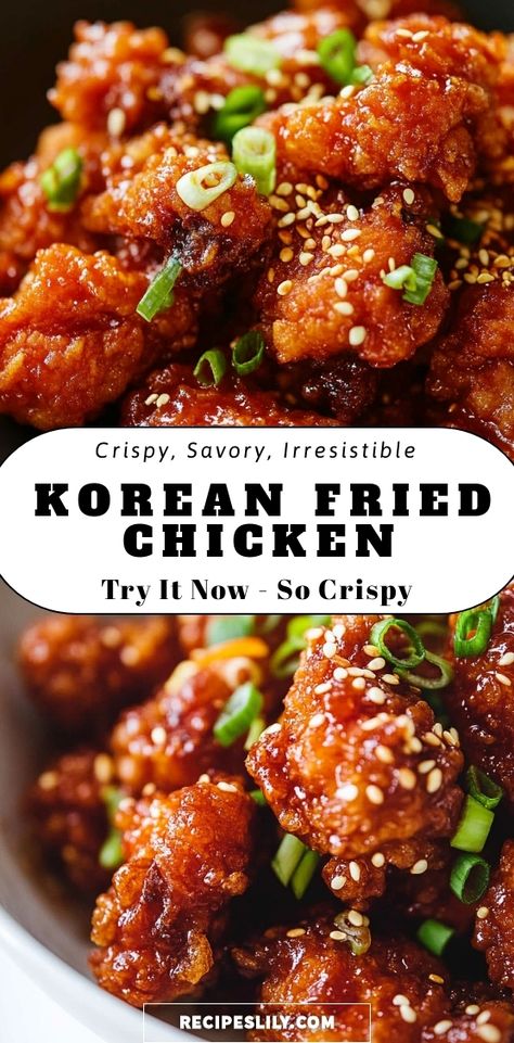 Craving something crispy and delicious? Discover the secret to making perfect Korean Fried Chicken at home! Juicy, tender, and packed with flavor, this recipe will become your new favorite. Dive into the crunchy goodness with a touch of sweet and spicy sauce that will leave you wanting more. Best Korean Fried Chicken Recipe, Crispy Asian Chicken, Korean Chicken Recipe, Crispy Korean Fried Chicken, Chef Knowledge, Asian Salads, Fried Chicken Breast Recipe, Korean Fried Chicken Recipe, Sweet And Spicy Chicken