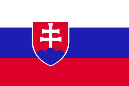 The Slovakia flag was officially adopted on September 1, 1992.           Red, white and blue are traditional Pan-Slavic colors. The centered Slovakian arms features a dominant white cross atop a blue symbolic reference to the country's mountains. Slovakia Flag, Continents And Countries, Human Flag, Culture Day, School Coloring Pages, Flag Country, Old World Maps, The Blue Mountains, White Crosses