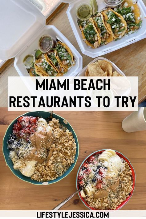 Wondering where to eat in Miami Beach? Check out these 8 restaurants/eateries in Miami Beach to try in 2022! #miamibeach Poke Sushi, Miami Beach Restaurants, Miami Restaurants, Mango Tree, Michelin Star Restaurant, South Beach Miami, North Beach, Miami Florida, Mexican Restaurant