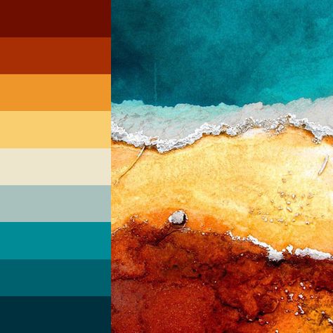 Created using Color Inspiration Tool for iOS  #6D0E01 - #Spice Variety  #A72F03 - #Majestic Ridge  #EE9629 - #Haley's Comet  #F9CE6F - #Burnished Sun  #EEE6CC - #Pale Papyrus  #A9C1BD - #Mystic Lake  #EE8B97 - #Time for Teal  #F7616E - #Mountain Mist  #FE303D - #Blazer Blue Water And Fire Color Palette, Burnt Orange Colour Scheme, Terra Cotta And Blue Color Schemes, Fire Color Scheme, Navy Blue And Teal Color Palette, Burnt Orange Complimentary Colors, Color Palette With Turquoise, Navajo Color Palette, Western Color Scheme Rustic