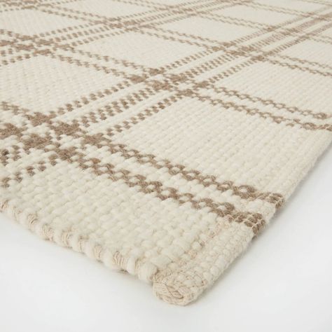 Mcgee Target, Studio Mcgee Target, Plaid Rug, Rug Cream, Target Rug, Cotton Area Rug, Cotton Textile, Studio Mcgee, Nursery Rugs