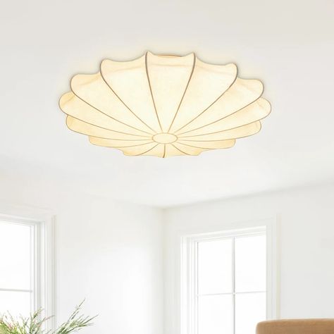 Shop Wayfair for A Zillion Things Home across all styles and budgets. 5,000 brands of furniture, lighting, cookware, and more. Free Shipping on most items. Roast Meat, Fabric Ceiling, White Ceiling Light, Contemporary Fabric, White Ceiling, Luminous Colours, Mode Design, Modern Ceiling, Modern Ceiling Light