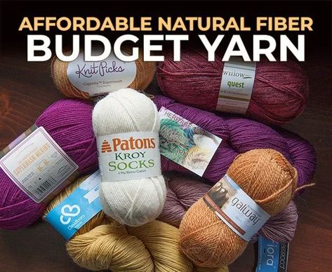 Buying yarn on a budget but having a hard time finding natural fibers? These budget yarn brands offer wool, cotton  alapaca at affordable prices. ($$) Budget Yarn Brands - Budget Yarn Reviews Where To Buy Yarn, Cheap Yarn, Coiled Fabric Basket, Crochet Classes, Free Yarn, Yarn For Sale, Fabric Basket, Cascade Yarn, Yarn Store