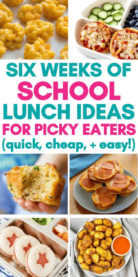 Picky kids lunch ideas for school! This list of creative school lunches includes cute cold make ahead kids lunch recipes for kids for teens. Cheap easy school lunch ideas quick on a budget, school lunch ideas for picky eaters, healthy lunch ideas for school, kids meals not sandwiches, school lunch ideas for kids, school lunch ideas bento, back 2 school lunch ideas for kids picks, school lunch ideas aesthetic, school lunch box ideas for kids picky, school lunch snacks, picky eater lunch easy. Practical School Lunch Ideas, School Lunch Ideas For Kids Peanut Free, Pre K Bento Lunch Ideas, Meal Prep Lunch Ideas For School, 5th Grade Lunch Box Ideas, 1st Day Of School Lunch Ideas, Pre K Snack Ideas Classroom, Cold Lunch Ideas For Toddlers, Lunch Ideas For Toddlers Preschool