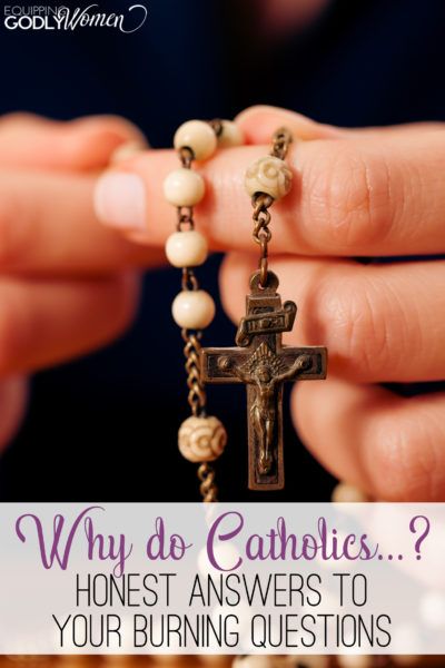 Why do Catholics...? Honest Answers to Your Burning Questions #faith #Catholic Unequally Yoked, Rosary Prayers Catholic, Catholic Answers, Christian Homemaking, Catholic Beliefs, Catholic Women, Praying The Rosary, Rosary Prayer, Holy Rosary