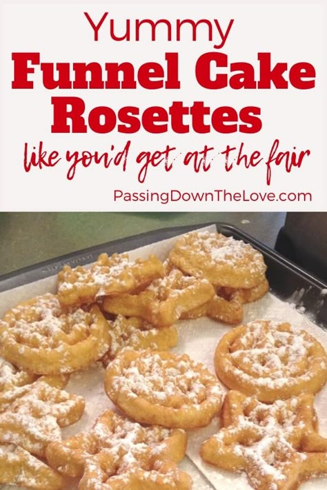 Recipe For Rosettes, Swedish Rosettes Recipe, Rosette Recipe Christmas Cookies, Fried Christmas Cookies, Funnel Cake Cookies, Fried Rosette Cookies, Rosette Cookies Recipe, Swedish Rosettes, Rosettes Cookies