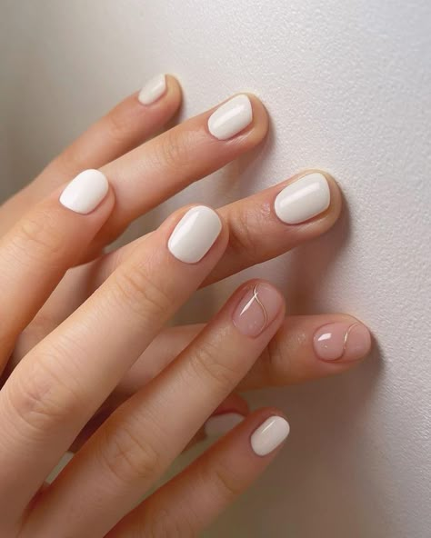 Minimal Nails Art, Asian Nails, Hello Nails, Subtle Nails, Simple Gel Nails, Minimal Nails, Casual Nails, Blush Nails, Pretty Gel Nails