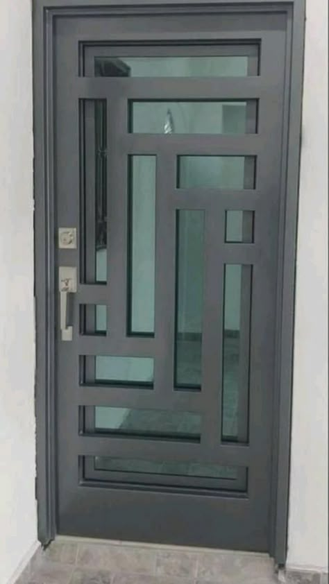 Pintu Interior, درج السلم, Porte In Ferro, Window Grill Design Modern, Home Gate Design, Grill Gate Design, Metal Doors Design, Steel Door Design, Iron Door Design