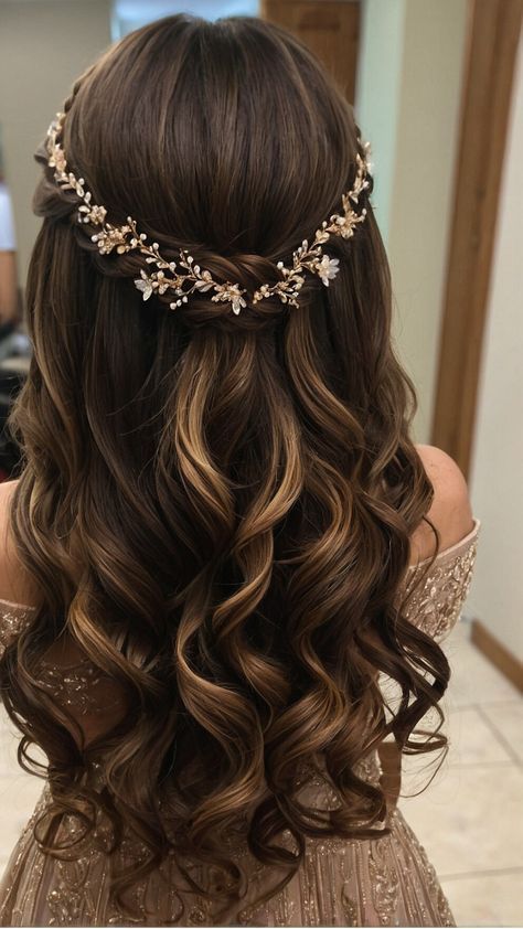 Fancy Party Hairstyles, Formal Hairstyles For Long Hair, Engagement Hairstyles, Quince Hairstyles, Video Tiktok, Long Hair Wedding Styles, Prom Hairstyles For Long Hair, Hair Guide, Blonde Model