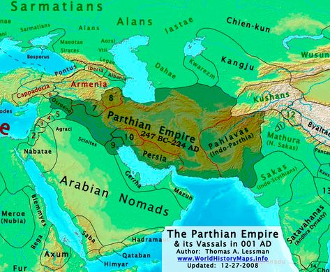 Image result for Tethys Ocean | Parthian empire, Empire, Map