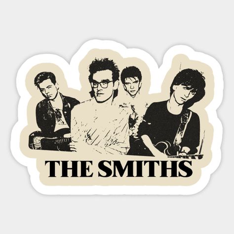 The Smiths rock band sticker. A must-have for any Smiths fan! #thesmiths #rockband . #The_Smiths_Sticker #The_Smiths_Stickers #Collage_Stickers #Clear_Phone_Case_Design The Smiths Sticker, The Smiths Stickers, Phone Cover Stickers, Clear Phone Case Design, Band Stickers, Stickers Design, Iphone Case Stickers, The Smith, Music Stickers