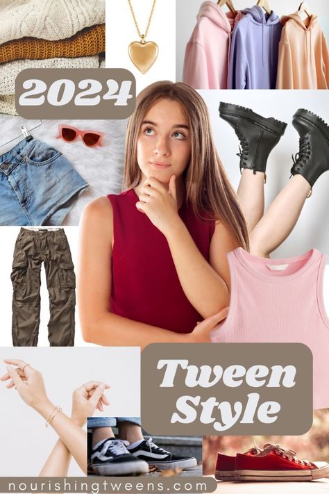 Are you looking for back to school outfits for middle school or high school? Get lots of cute school outfit ideas!  Middle school fashion in 2024 includes sweatpants, cargo pants, cardigans, cropped tops and more…take a look for some style inspo for back to school teen and tween girl clothes! Cardigans Cropped, Middle School Fashion, Sweatpants Cargo, Teen Fashion Trends, Picture Day Outfits, Middle School Outfit, High School Fashion, School Checklist, Preteen Fashion