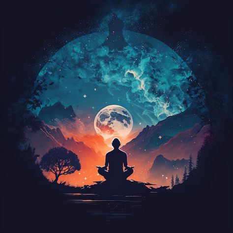 Photo meditation yoga background | Premium Photo #Freepik #photo #peaceful #calm #background #relaxing Peace Meditation Art, Yoga And Mindfulness, Yoga Motivation Wallpaper, Meditation Images Spiritual, Meditation Wallpaper Peace, Yoga Images Pictures, Peacefully Wallpaper, Relaxing Photos Peace, Mind Peace Wallpaper