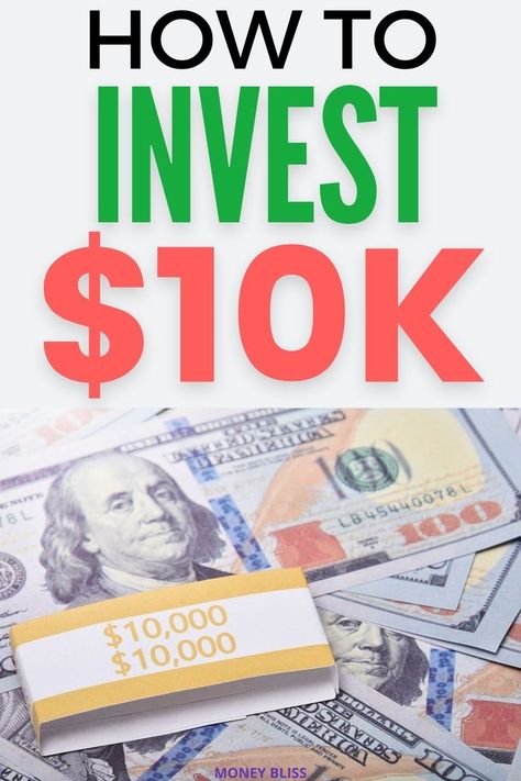 Need to learn how to invest 10K? This guide will show you how to do so, with investing options that are suitable for all types of risk tolerance and goals. Choose investments from stocks to mutual funds or ETFs, or real estate. Find ways to make money. This is your first step to become a millionaire. Investment Pictures, Etf Investing, Mutual Funds Investing, Investment Plan, How To Be Rich, Invest Money, Wealth Mindset, Insider Trading, Mutual Funds