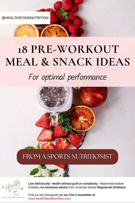 Snacks To Eat Before Workout, Pre Post Workout Food, What To Eat Before Workout, Prework Out Breakfast, Pre Morning Workout Food, Preworkout Food Strength Training, Pre Gym Food, Pre Workout Meal Ideas, Healthy Pre Workout Meals