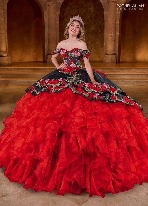 Dama Dresses Quinceanera, 1500 Dresses, Quinceanera Dresses Mexican, Vestido Charro, Quinceanera Dresses Red, Mexican Quinceanera Dresses, Charro Quinceanera Dresses, Red Quinceanera Dresses, Dama Dresses