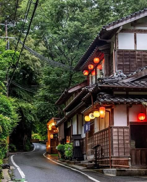 Japanese Clean Aesthetic, Japan Village Aesthetic, Aesthetic Japanese House, Rural Japan Aesthetic, Country Side Japan, Japan Nature Aesthetic, Small Japanese Town, Traditional Japanese Town, Japanese Country Side