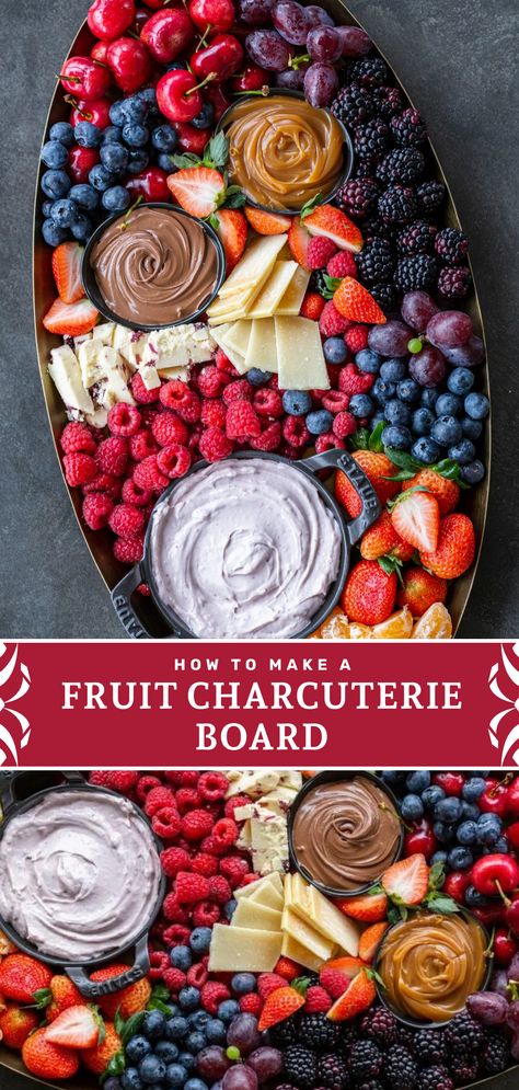 Non Dairy Charcuterie Board Ideas, Charcuterie Board For Sweet 16, Charcuterie Board Ideas Fruit And Veggies, Fruit Cheese Meat Charcuterie Board, All Fruit Charcuterie Board, Berry And Cheese Charcuterie Board, Fruit Salad Charcuterie Board, Themed Grazing Boards, Spring Fruit Charcuterie Board