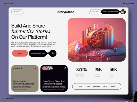 Ui Ux Trends, Creative Ui Design, 블로그 디자인, Ux Trends, Interactive Storytelling, Ux Design Trends, Module Design, Ui Design Trends, Filmy Vintage