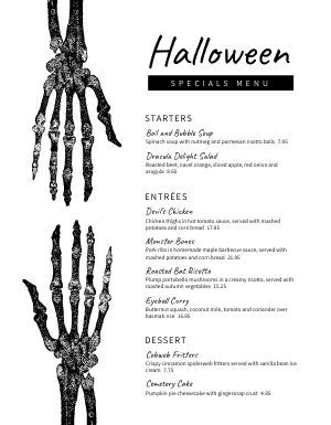 Halloween Menu Signs, Halloween Menu Template Free, Halloween Menu Template, Halloween Menu Board, Halloween Drink Menu Design, Halloween Menu Design, Halloween Food Menu, Halloween Hosting, Drink Menu Design