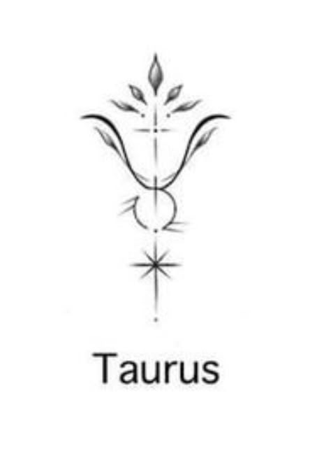 Minimalist Tattoo Taurus Zodiac Signs, Taurus And Aries Tattoo Combined, Taurus Tattoo Designs Zodiac Signs, Taurus Sign Tattoo For Women, Tattoo For Taurus Women, Tattoos With Meaning Black Women, Small In Between Breast Tattoo, Taurus Tattoo Behind Ear, Fine Line Taurus Tattoo