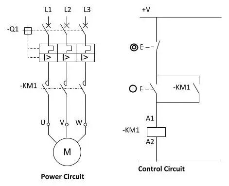 Electrical Engineering Books, Electrical Symbols, Engineering Books, Electrical Circuit Diagram, Power And Control, Electrical Diagram, Electrical Circuit, Electrical Wiring Diagram, Electrical Installation