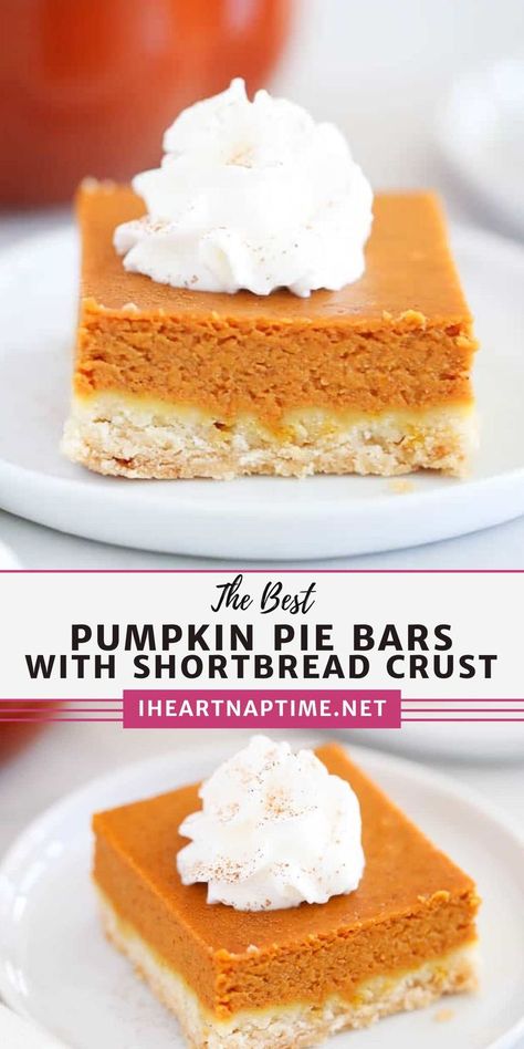 Pumpkin Pie Shortbread Crust, Pillsbury Pumpkin Pie Bars, Gf Pumpkin Pie Bars, Shortbread Crust Pumpkin Pie, Pumpkin Dessert With Pumpkin Pie Filling, Festal Pumpkin Bars, Pumpkin Squares With Shortbread Crust, Pumpkin Pie Squares Easy, Pumpkin Pie Dream Bars