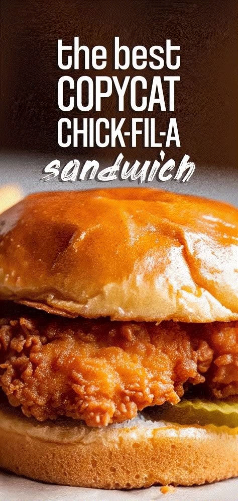 Copycat Chick-Fil-A Chicken Sandwich [35 Minutes] – Chasety Copycat Chick Fil A Chicken Sandwich, Homemade Chickfila Sandwich, Homemade Chick Fil A Sandwich, Chick Fila Sandwiches, Fried Chicken Sandwiches Recipes, Chik Fila Sandwich Recipe, How To Make A Chicken Sandwich, Best Crispy Chicken Sandwich, Gluten Free Fried Chicken Sandwich